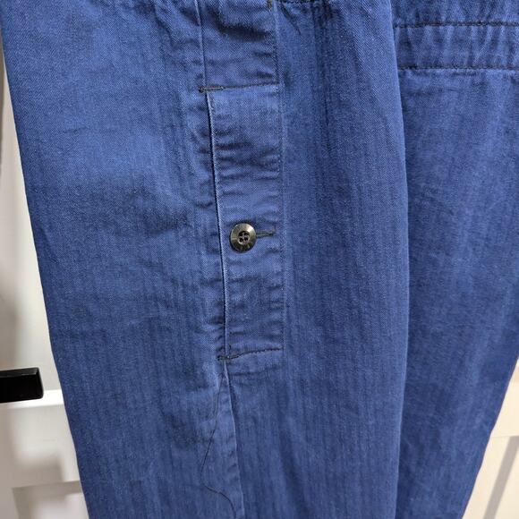 Vintage Marquardt & Schultz Blue Herringbone Workwear Coveralls L/XL - Picture 5 of 8